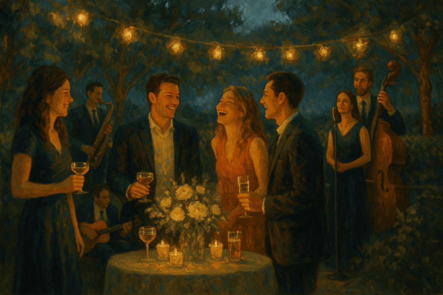 Orchestre-soirée-privée-pour-soiree-entre-amis Orchestre pour soirée privée - cocktail entre amis